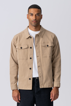 Carica l'immagine nel visualizzatore di Gallery, Twill Overshirt - Dark Sand
