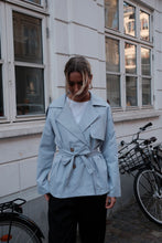 Load image into Gallery viewer, Sia Short Trenchcoat - Sky Blue

