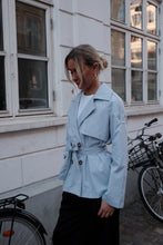 Load image into Gallery viewer, Sia Short Trenchcoat - Sky Blue
