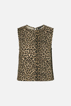 Load image into Gallery viewer, Salume Denim Top - White Pepper Leo
