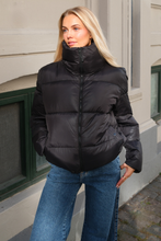 Load image into Gallery viewer, Short Puffer Jacket - Black
