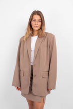 Load image into Gallery viewer, Size Oversized Blazer - Fossil
