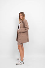 Load image into Gallery viewer, Size Oversized Blazer - Fossil
