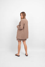 Load image into Gallery viewer, Size Oversized Blazer - Fossil
