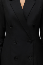 Load image into Gallery viewer, Melly Fitted Blazer Dress - Black
