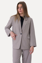 Afbeelding in Gallery-weergave laden, Oversized blazer - grijs
