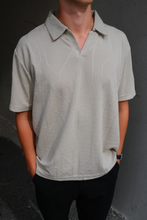 Load image into Gallery viewer, Atlas Textured Polo - Khaki
