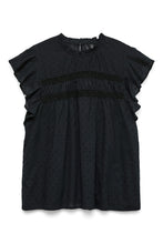 Cargar imagen en el visor de la galería, Trine Lace Top - Navy Blazer
