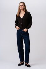 Load image into Gallery viewer, V-Neck Cardigan - Brown
