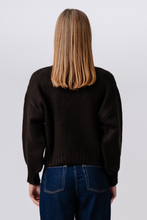 Load image into Gallery viewer, V-Neck Cardigan - Brown
