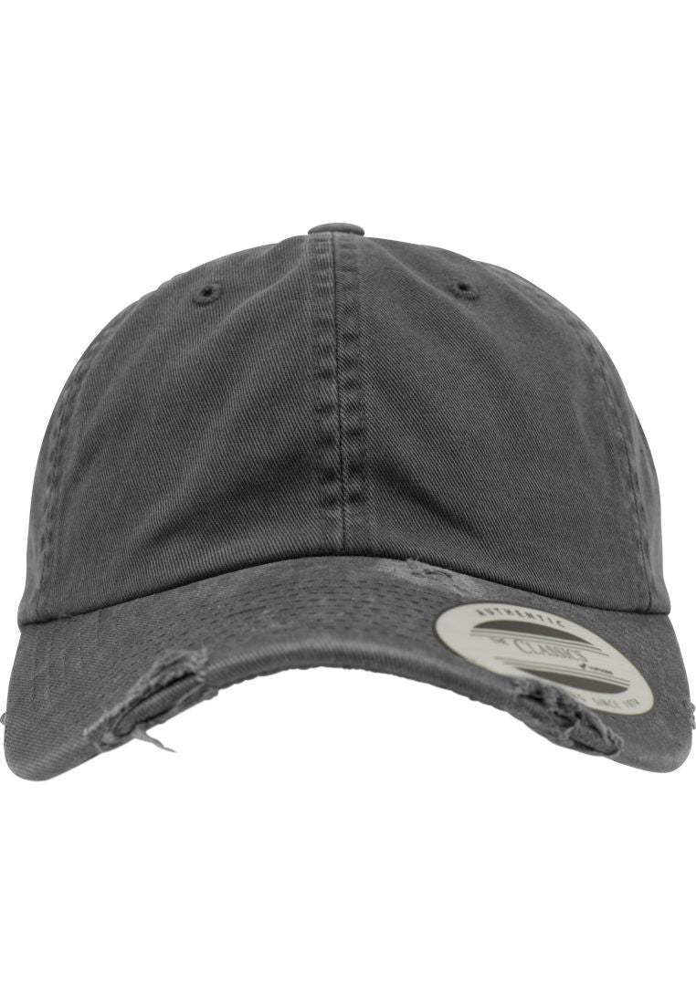 Low Profile Destroyed Cap - Dark Grey