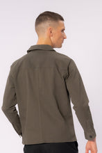 Load image into Gallery viewer, Twill Shirt Jacket - Dark Olive
