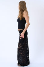 Load image into Gallery viewer, Amara Lace Maxi Skirt - Black
