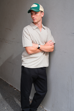 Load image into Gallery viewer, Atlas Textured Polo - Khaki

