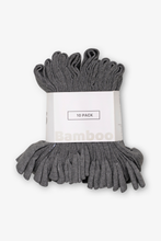 Charger l'image dans la galerie, The Original Performance Bamboo Socks 10-Pack - Grey

