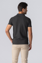 Carregar imagem no visualizador da galeria, Camisa pólo muscular - Cinzento escuro
