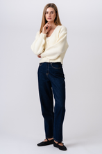 Load image into Gallery viewer, V-Neck Cardigan - Ecru
