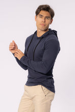Carica l&#39;immagine nel visualizzatore di Gallery, Light hoodie - Blue Navy
