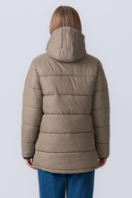 Load image into Gallery viewer, Long Puffer Jacket - Sand

