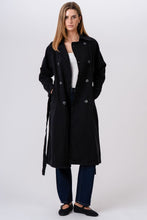 Load image into Gallery viewer, Denim Trenchcoat - Dark Blue
