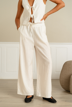 Load image into Gallery viewer, Linen Pants - White
