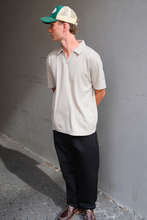 Load image into Gallery viewer, Atlas Textured Polo - Khaki
