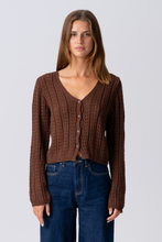 Load image into Gallery viewer, Virginia Knit Cardigan - Brown
