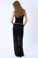 Load image into Gallery viewer, Amara Lace Maxi Skirt - Black
