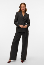 Charger l'image dans la galerie, Bestie Wide Strap Pant - Dark Grey Melange
