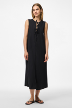 Load image into Gallery viewer, Jenna Tie Dress - Black
