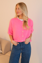 Carregar imagem no visualizador da galeria, Mary Short Sleeved Knit - Baby Pink
