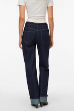 Load image into Gallery viewer, Allison Straight Rosebelt  - Dark Blue Denim
