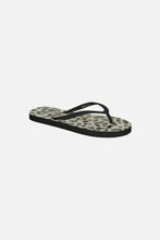 Cargar imagen en el visor de la galería, Summer Print Flip Flop - Black Leo
