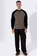 Load image into Gallery viewer, Raglan Sleeve Sweater - Dusty Green
