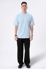 Cargar imagen en el visor de la galería, Heavy Oversized T-shirt - Powder Blue
