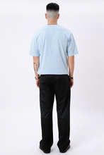 Cargar imagen en el visor de la galería, Heavy Oversized T-shirt - Powder Blue
