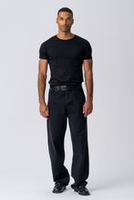 Charger l&#39;image dans la galerie, T-shirt musculaire - noir

