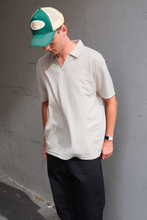Load image into Gallery viewer, Atlas Textured Polo - Khaki
