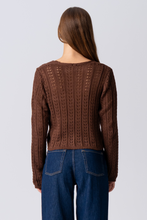 Load image into Gallery viewer, Virginia Knit Cardigan - Brown
