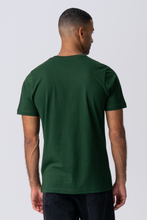 Charger l&#39;image dans la galerie, T-shirt de base biologique - vert foncé
