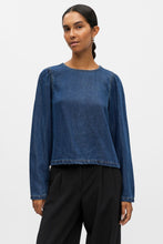 Afbeelding in Gallery-weergave laden, Frame Top - Dark Blue Denim

