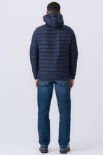 Load image into Gallery viewer, Hooded Light Puffer Jacket - Navy
