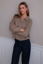 Charger l'image dans la galerie, Selma Knit Zipper - Beige
