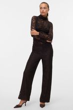 Load image into Gallery viewer, Neline High Neck Top - Chocolate Torte

