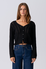 Load image into Gallery viewer, Virginia Knit Cardigan - Black
