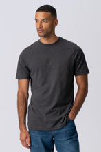Carica l'immagine nel visualizzatore di Gallery, T -shirt di base organica - grigio scuro

