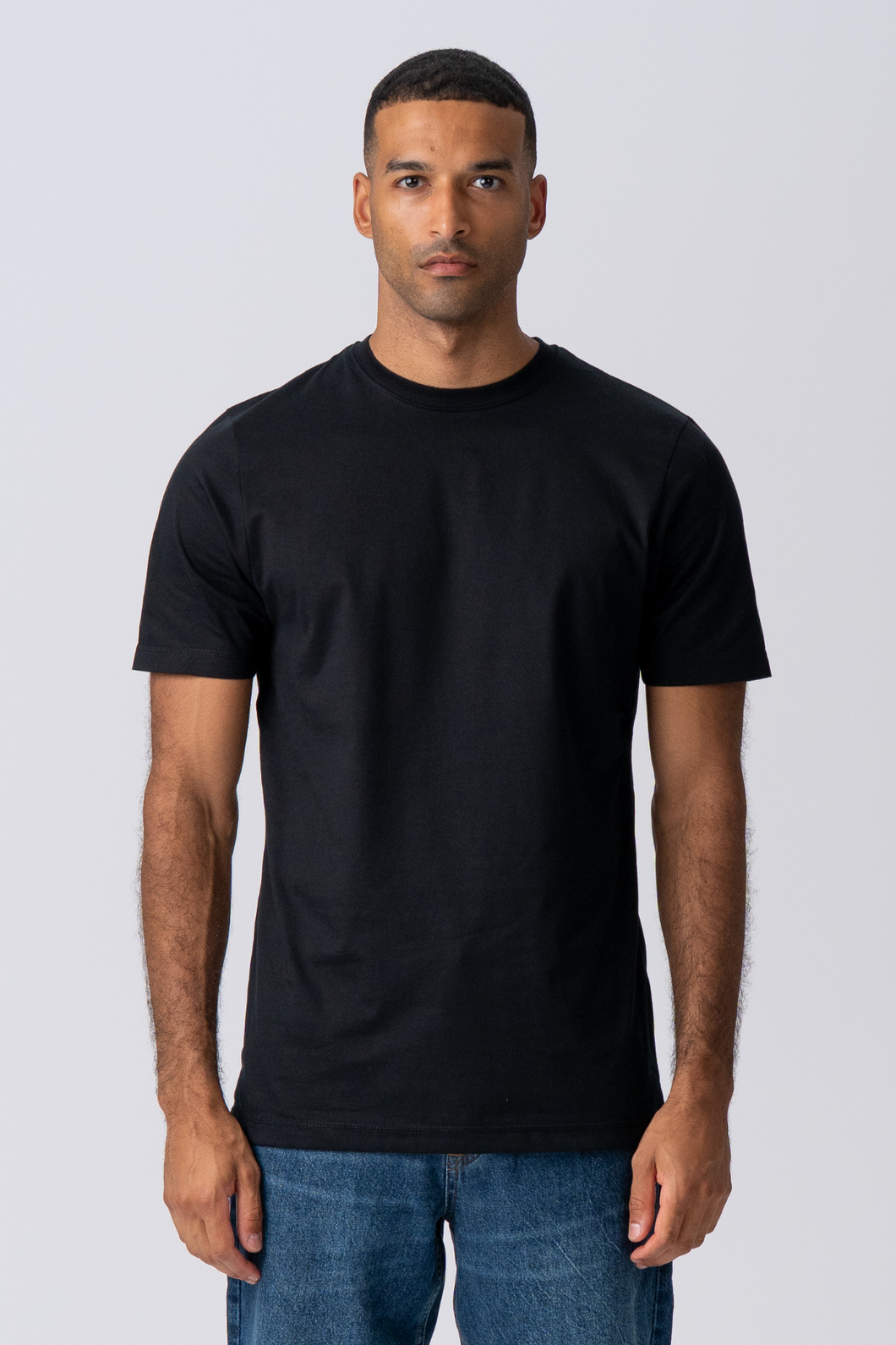 T-shirt de base biologique - noir