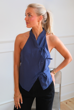Carica l'immagine nel visualizzatore di Gallery, Silva Striped Top - Navy
