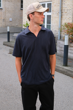 Load image into Gallery viewer, Atlas Textured Polo - Navy
