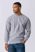 Cargar imagen en el visor de la galería, Essential Crewneck - Grey Melange
